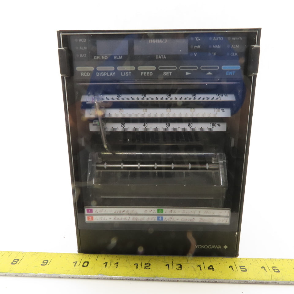 Yokogawa 4354 uR 100F 115V 60Hz Data Chart Paper Cartridge Recorder