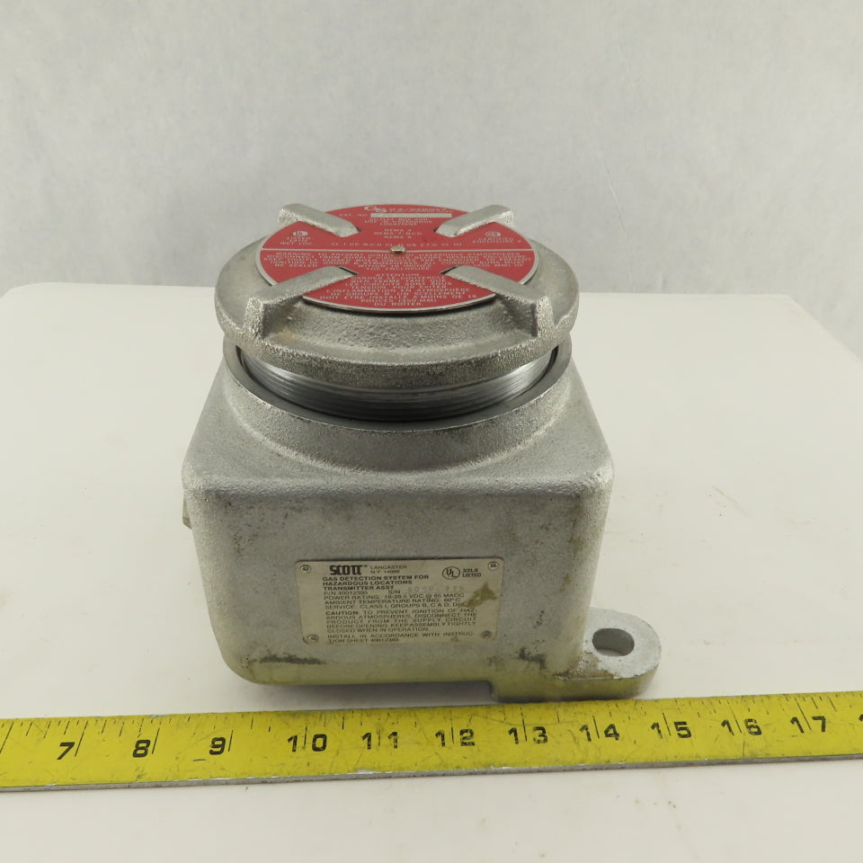 Scott 40012400 18-28.5VDC Gas Detection System Transmitter In HAZLOC Enclosure