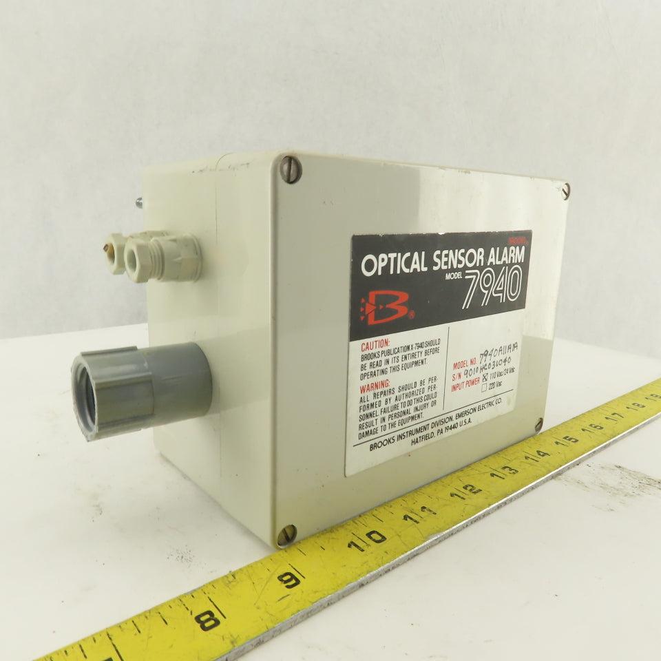 Brooks Model 7940 115V Optical Sensor Alarm