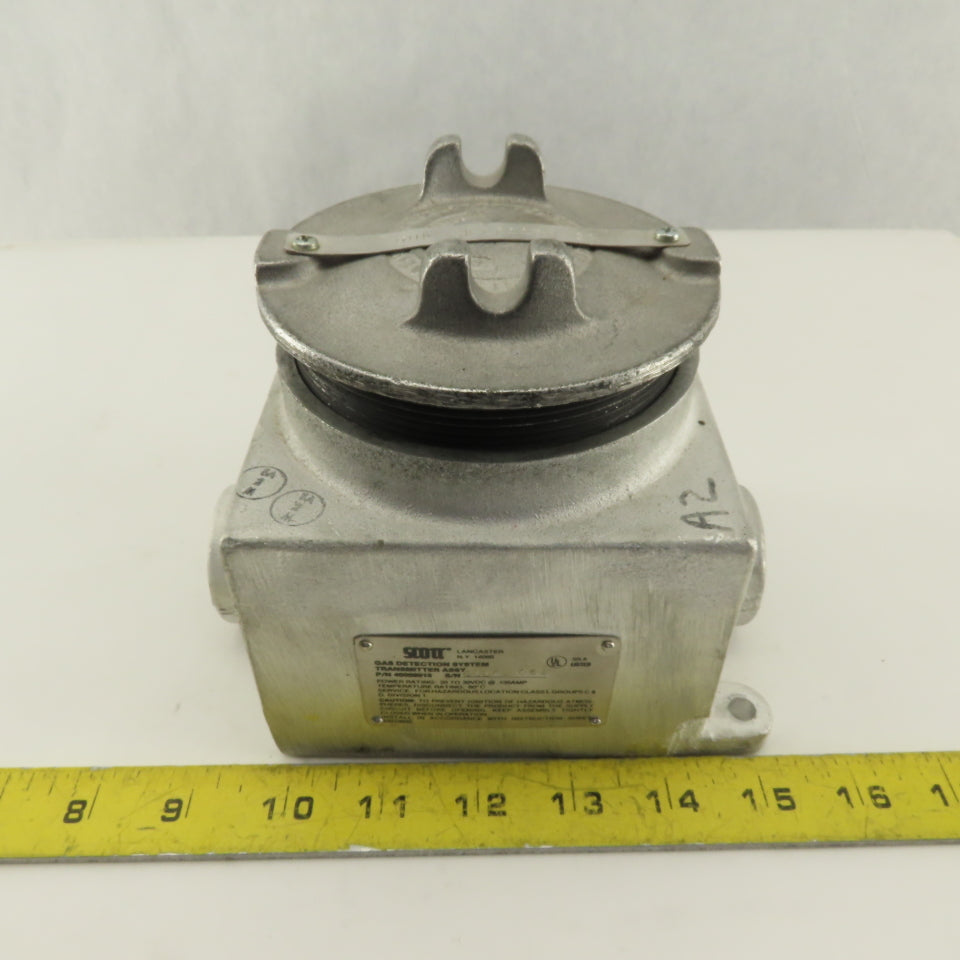 Scott 40012400 20-30VDC Gas Detection System Transmitter In HAZLOC Enclosure