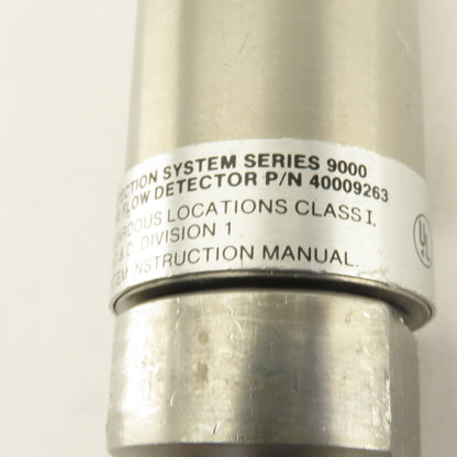 Scott Series 9000 40009263 Gas System Positive Flow Detector