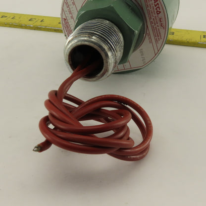 Asco FTX8320B4PV10610 Red Hat 120V Solenoid Valve 1/8" NPT