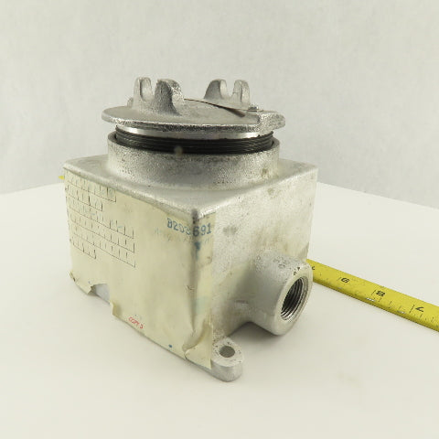 Crouse Hinds 3/4GUAT-24T 3/4" Hub 3 way Conduit Body Explosion Proof HAZLOC