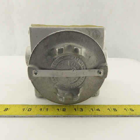 Crouse Hinds 3/4GUAT-24T 3/4" Hub 3 way Conduit Body Explosion Proof HAZLOC