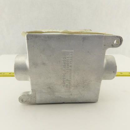 Crouse Hinds 3/4GUAT-24T 3/4" Hub 3 way Conduit Body Explosion Proof HAZLOC