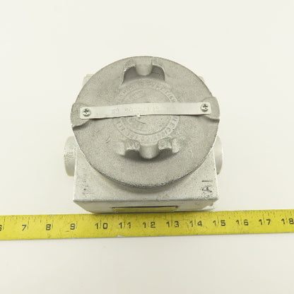 Crouse Hinds 3/4GUAT-24T 3/4" Hub 3 way Conduit Body Explosion Proof HAZLOC