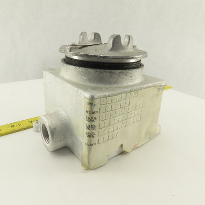 Crouse Hinds 3/4GUAT-24T 3/4" Hub 3 way Conduit Body Explosion Proof HAZLOC