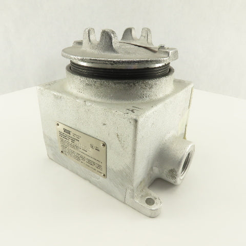 Crouse Hinds 3/4GUAT-24T 3/4" Hub 3 way Conduit Body Explosion Proof HAZLOC