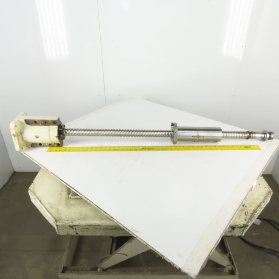 Tsubaki 31B-1524-1 Okuma MA-40HA Y Axis Ball Screw Assembly 57-7/8" OAL