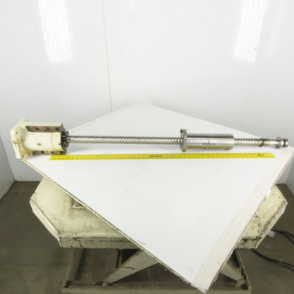Tsubaki 31B-1524-1 Okuma MA-40HA Y Axis Ball Screw Assembly 57-7/8" OAL