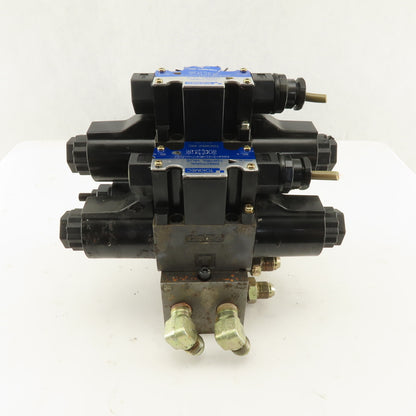 Tokimec DG4-3-2C-M-P7-H-7-52 5/3 Position Valve Assembly Regulator Manifold 24DC