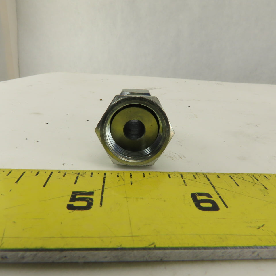 1/4 NPT Female Swivel 9/16-18 (-6)JIC Flared Hydraulic Straight Fitting Lot Of 6