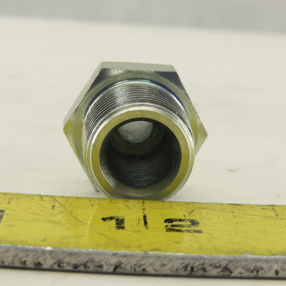 3/4" NPT Male Rigid x 1/2-20 (-5) JIC Flare Adapter Fitting Lot Of 5