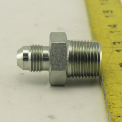 3/4" NPT Male Rigid x 1/2-20 (-5) JIC Flare Adapter Fitting Lot Of 5