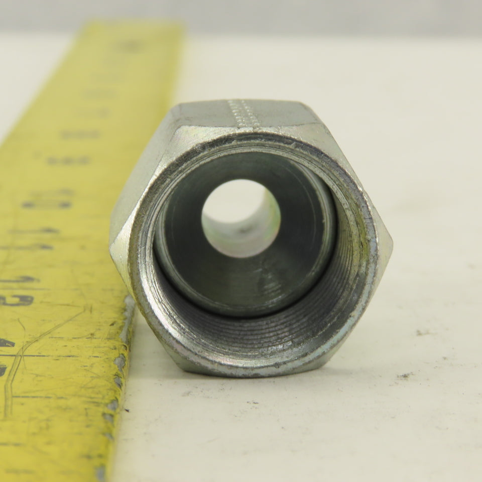 3/4-16 (-8) Female Swivel Flare x 9/16-18 (-6) Male Straight Adapter Lot Of 5