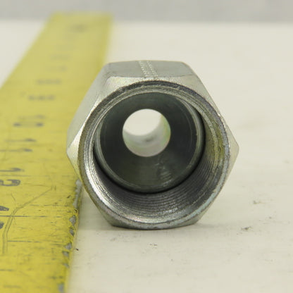 3/4-16 (-8) Female Swivel Flare x 9/16-18 (-6) Male Straight Adapter Lot Of 5