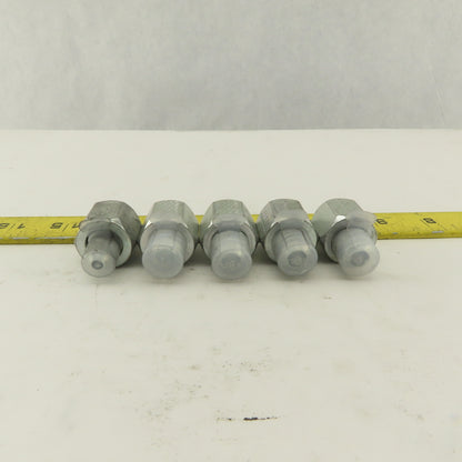 3/4-16 (-8) Female Swivel Flare x 9/16-18 (-6) Male Straight Adapter Lot Of 5
