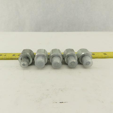 3/4-16 (-8) Female Swivel Flare x 9/16-18 (-6) Male Straight Adapter Lot Of 5