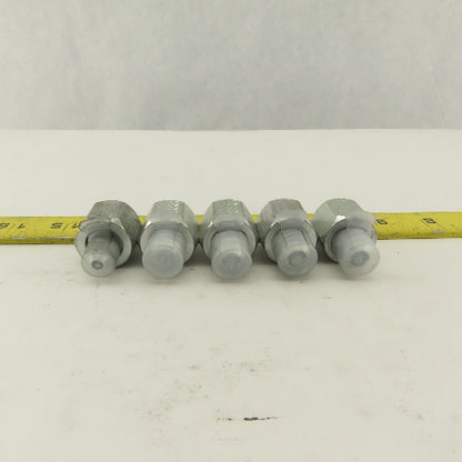 3/4-16 (-8) Female Swivel Flare x 9/16-18 (-6) Male Straight Adapter Lot Of 5