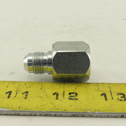 3/4-16 (-8) Female Swivel Flare x 9/16-18 (-6) Male Straight Adapter Lot Of 5