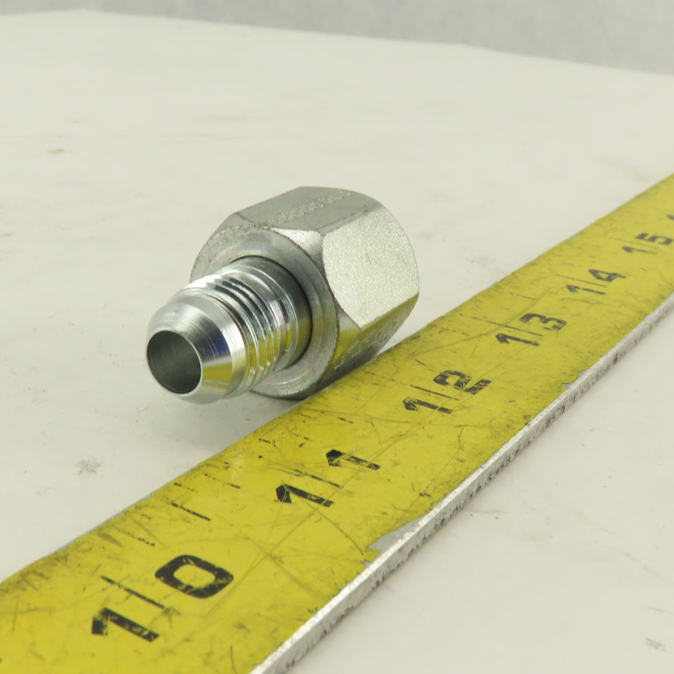 3/4-16 (-8) Female Swivel Flare x 9/16-18 (-6) Male Straight Adapter Lot Of 5