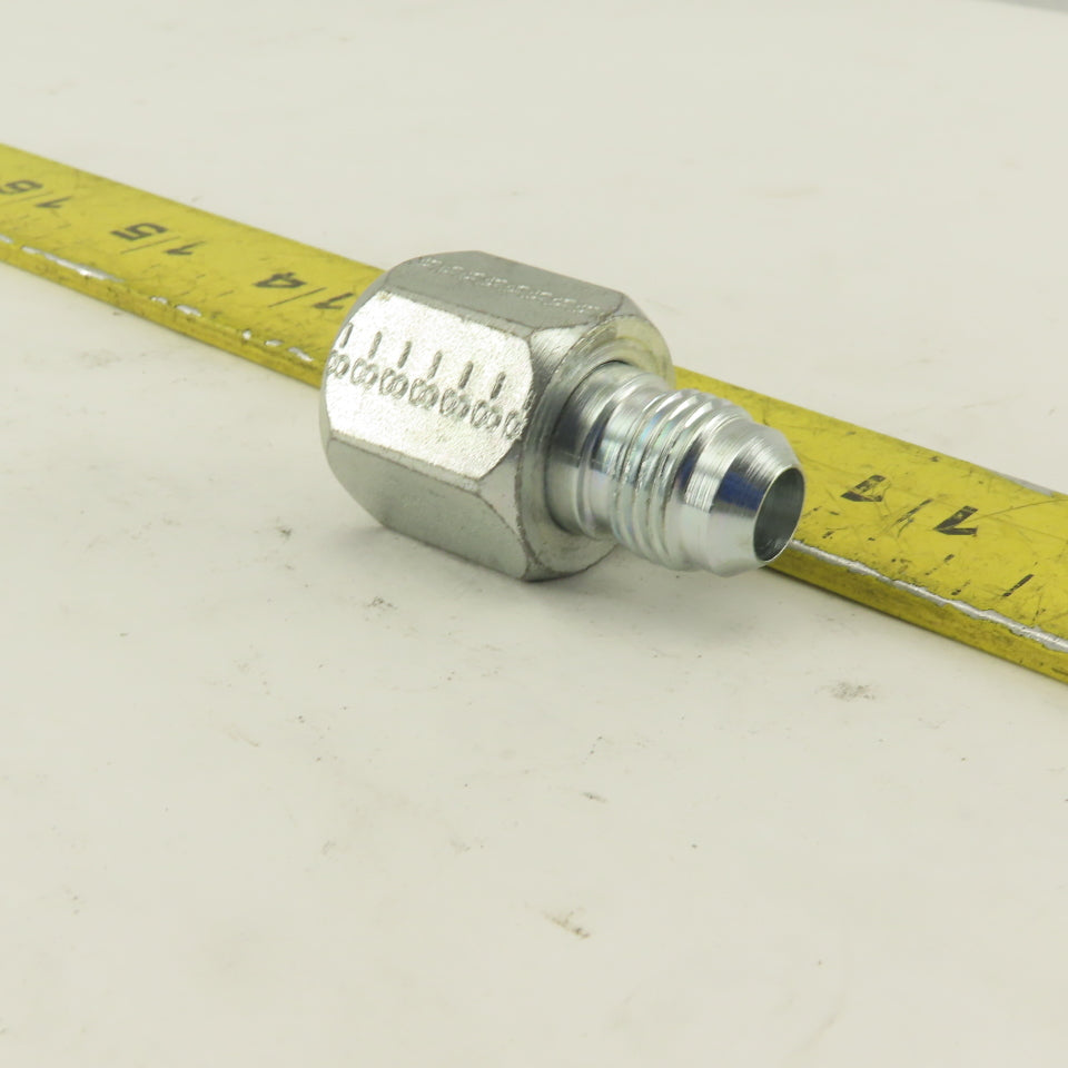 3/4-16 (-8) Female Swivel Flare x 9/16-18 (-6) Male Straight Adapter Lot Of 5