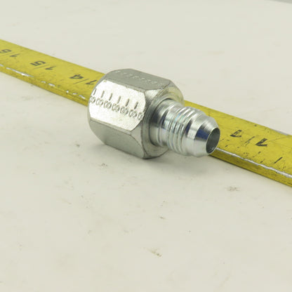 3/4-16 (-8) Female Swivel Flare x 9/16-18 (-6) Male Straight Adapter Lot Of 5