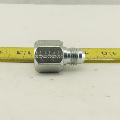 3/4-16 (-8) Female Swivel Flare x 9/16-18 (-6) Male Straight Adapter Lot Of 5