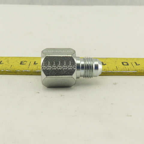 3/4-16 (-8) Female Swivel Flare x 9/16-18 (-6) Male Straight Adapter Lot Of 5