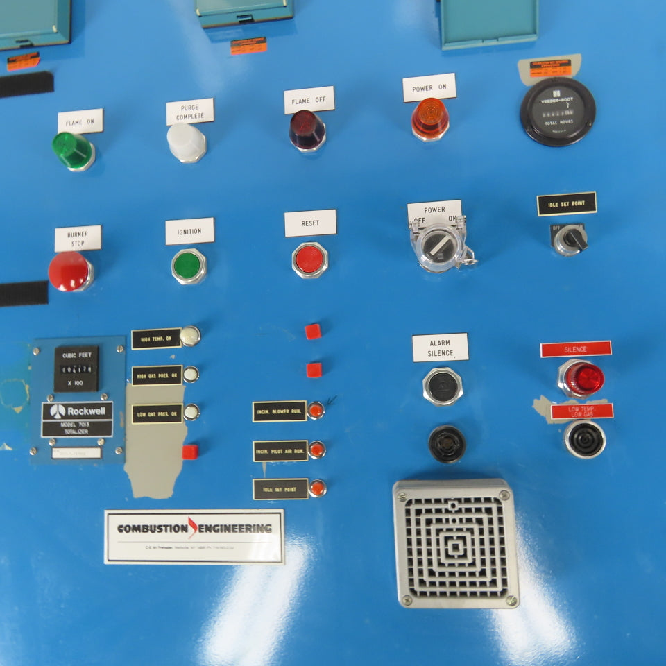 Combustion Engineering Thermal Oxidizer Control Unit 7524 ACFM Flow Rate