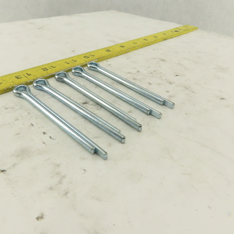 1/4" x 3" Split Cotter Pin Hair Pin Lot Of 5