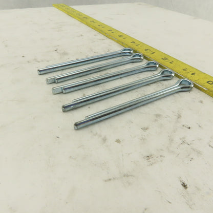 1/4" x 3" Split Cotter Pin Hair Pin Lot Of 5