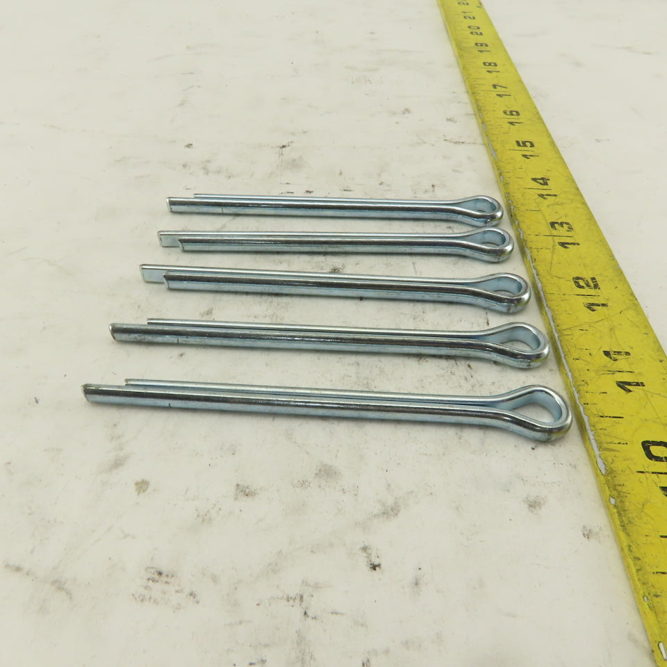 1/4" x 3" Split Cotter Pin Hair Pin Lot Of 5