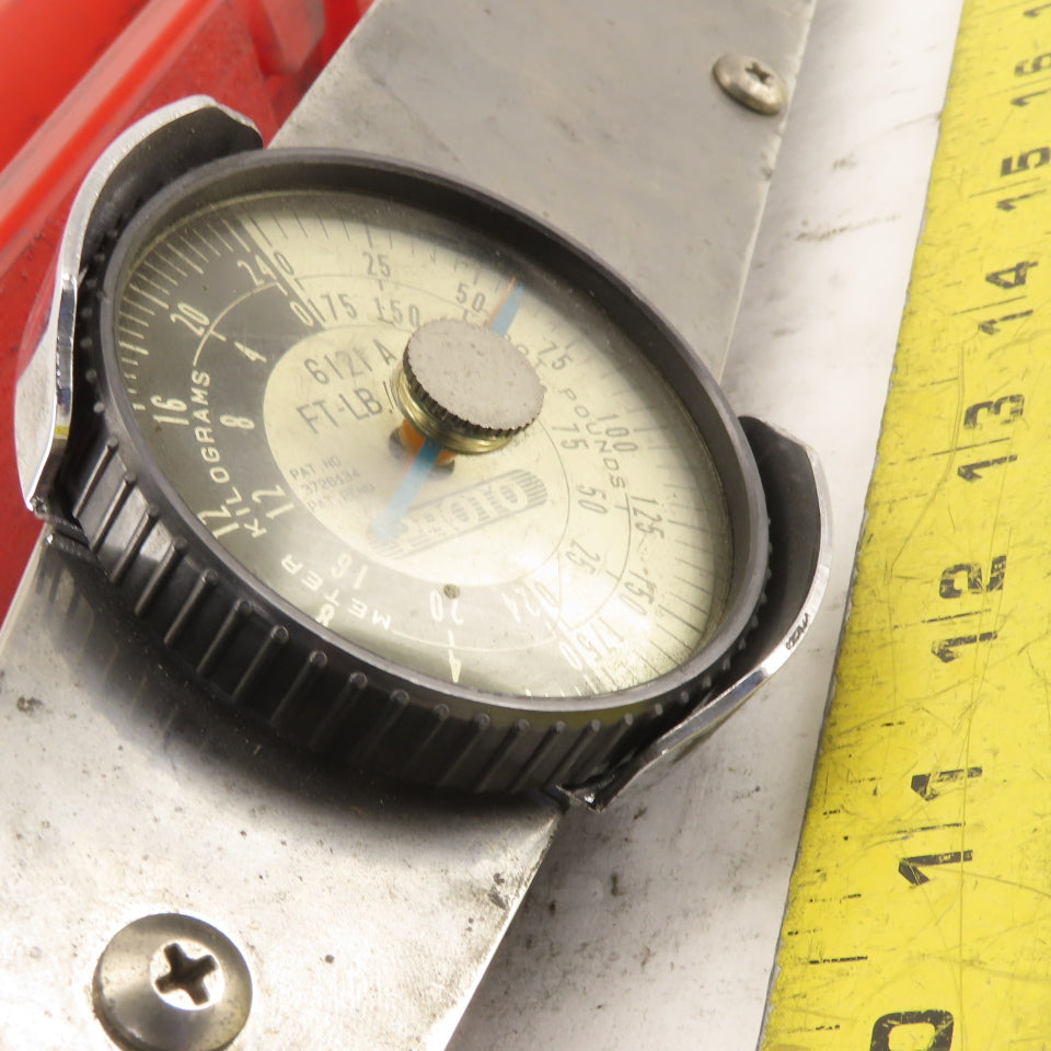 Proto 6121A 175Ft/Lbs. 24M/KG Dial Torque Wrench 1/2" Drive