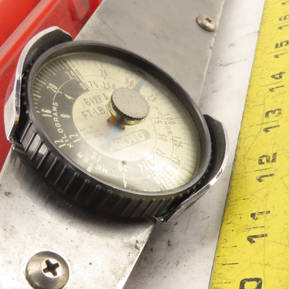 Proto 6121A 175Ft/Lbs. 24M/KG Dial Torque Wrench 1/2" Drive