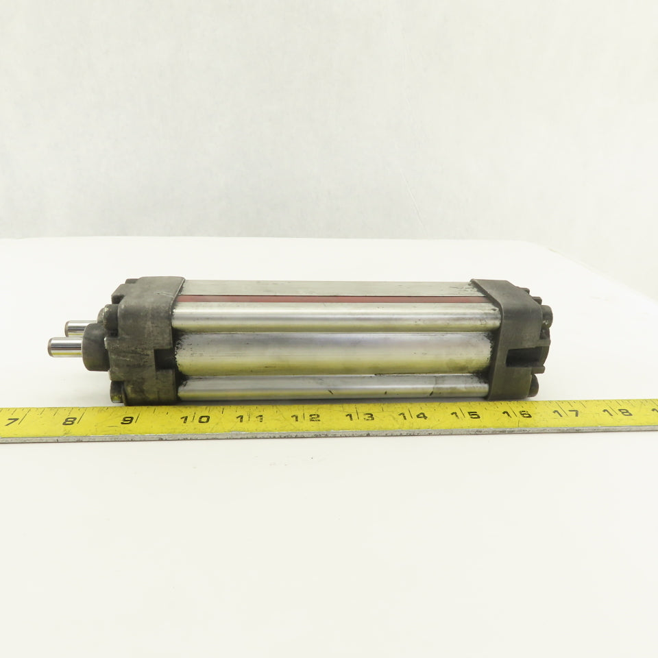 Hytor 1-3/8" Bore 4" Dual Rod Guided Double Acting Air Cylinder