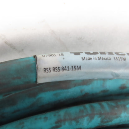 Turck RSS 841-15M Ethernet Cordset Straight Connectors 15 Meters