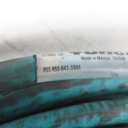Turck RSS 841-15M Ethernet Cordset Straight Connectors 15 Meters
