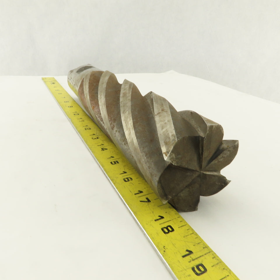1-1/2" Diameter 6 Flute Twist End Mill 11-3/8" OAL