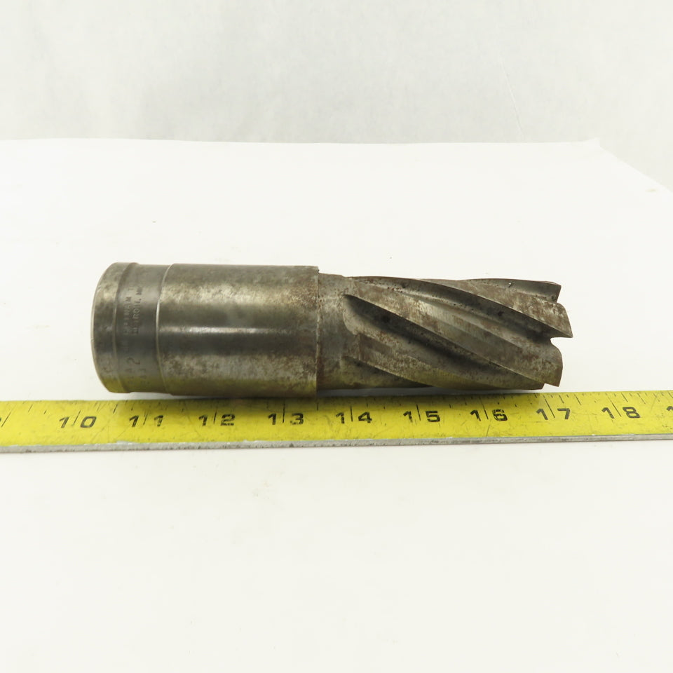 Putnam 1-3/4" Diameter 6 Flute Twist End Mill 6-1/2" OAL