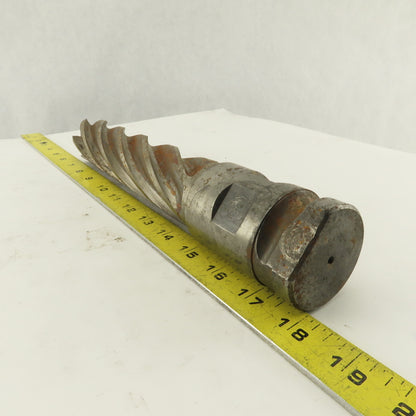 2" Diameter 6 Flute Twist End Mill 11-3/4" OAL