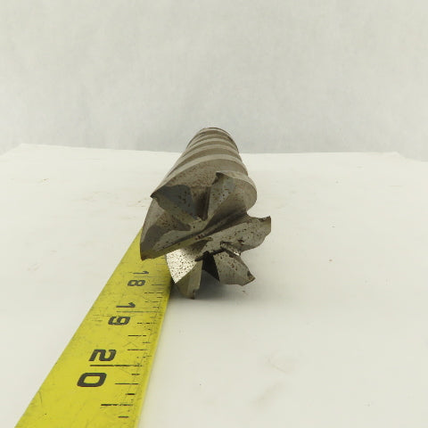2" Diameter 6 Flute Twist End Mill 9-3/4" OAL