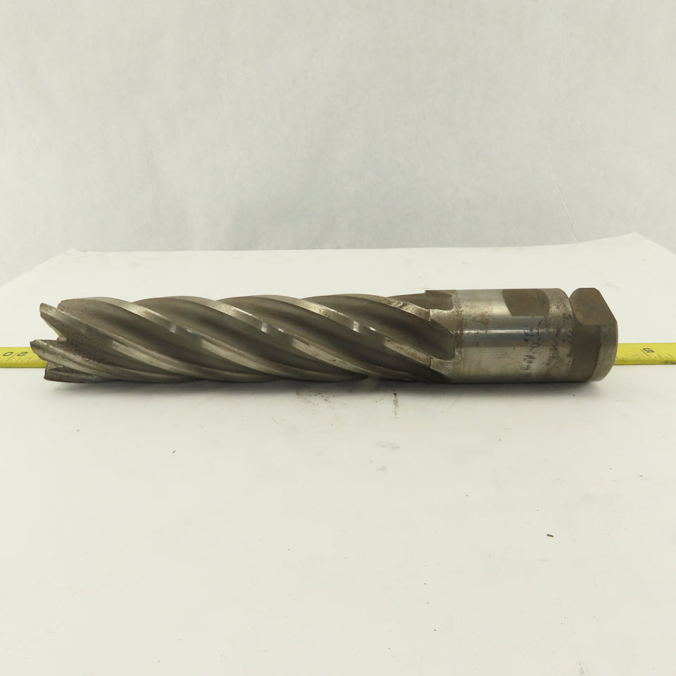 2" Diameter 6 Flute Twist End Mill 9-3/4" OAL