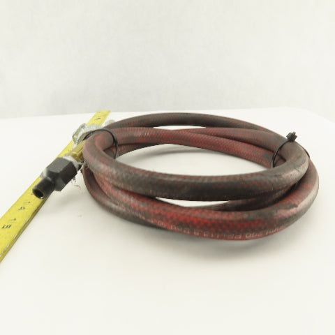 H-3/8 Pneumatic Hose Air King Coupling 3/8" With Male 3/8" NPT End 6'