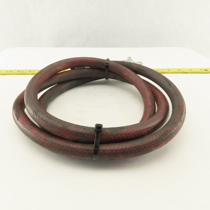 H-3/8 Pneumatic Hose Air King Coupling 3/8" With Male 3/8" NPT End 6'