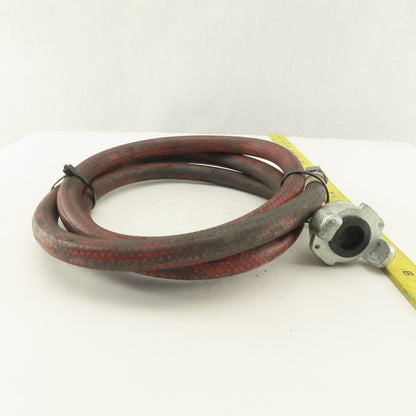 H-3/8 Pneumatic Hose Air King Coupling 3/8" With Male 3/8" NPT End 6'