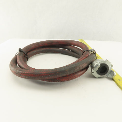 H-3/8 Pneumatic Hose Air King Coupling 3/8" With Male 3/8" NPT End 6'