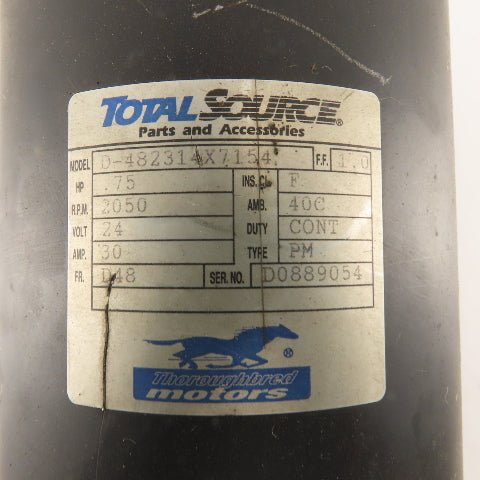 Thoroughbred D-482314X7154 24VDC .75Hp Barnes 500-427/100 Steering Pump Motor