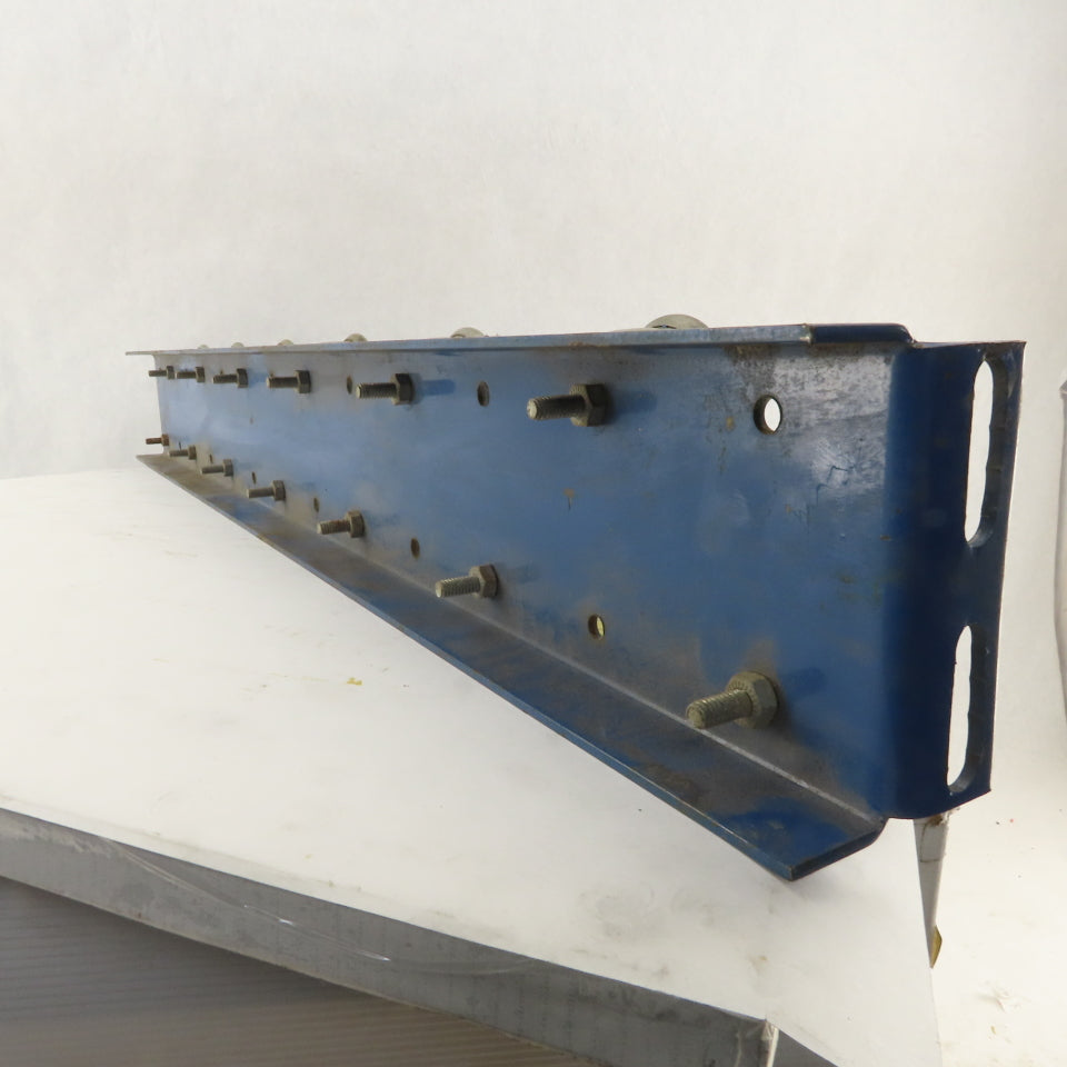 4" x 33" BF 2 Row Drop In Insert Plate Ball Transfer Rail Conveyor Section
