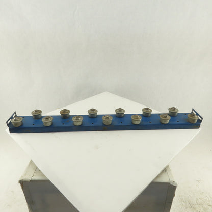 4" x 33" BF 2 Row Drop In Insert Plate Ball Transfer Rail Conveyor Section
